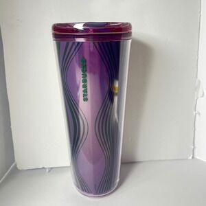 Starbucks Purple Swirl Cold Cup Tumbler 24 fl oz